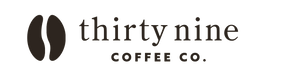 Logo of thirty nine Coffee Co. with a stylized coffee cup icon on a white background