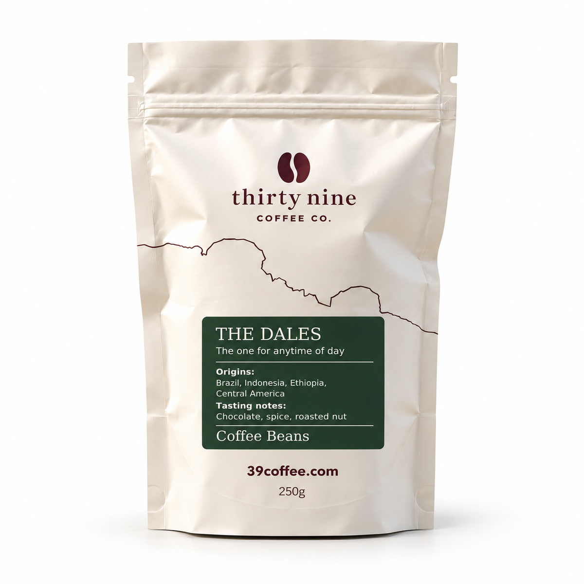 The Dales 1kg Smooth Coffee Beans